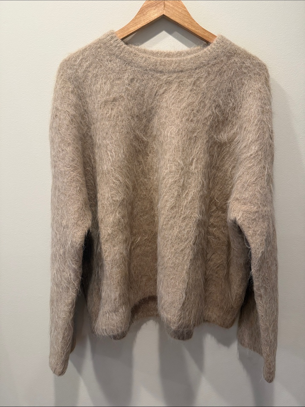 Toteme Brushed Alpaca Knit Beige Size XS/S